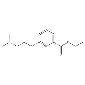 Ethyl 4-[2-(dimethylamino)ethoxy]pyrimidine-2-carboxylate Structure