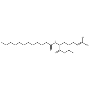 Ethyl dodecanoyl-D-argininate结构式