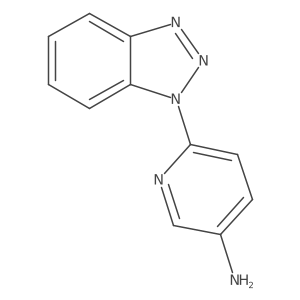 6-(1H-Benzotriazol-1-yl)-3-pyridinamine结构式