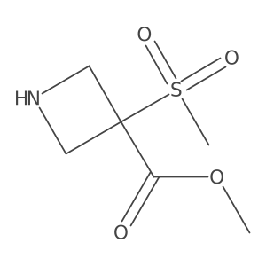 Methyl 3-methanesulfonylazetidine-3-carboxylate Structure