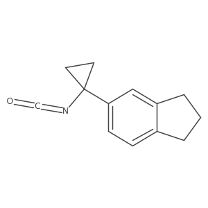 5-(1-isocyanatocyclopropyl)-2,3-dihydro-1H-indene Structure