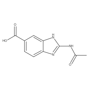 2-acetamido-1H-1,3-benzodiazole-5-carboxylic acid Structure