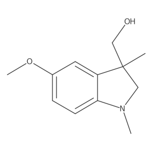 (5-Methoxy-1,3-dimethylindolin-3-YL)methanol结构式