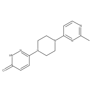 6-[4-(2-Methylpyrimidin-4-yl)piperazin-1-yl]pyridazin-3-ol结构式