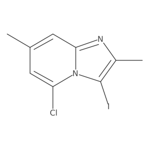 5-Chloro-3-iodo-2,7-dimethylimidazo[1,2-a]pyridine Structure