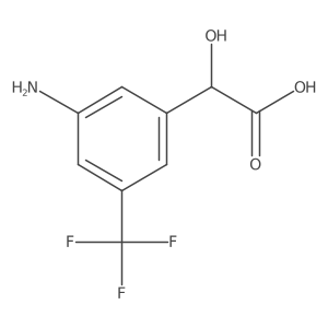 3-Amino-5-(trifluoromethyl)mandelic acid Structure