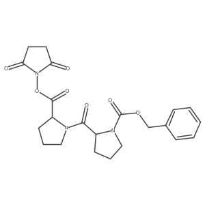 Z-Pro-Pro-OH NHS ester结构式