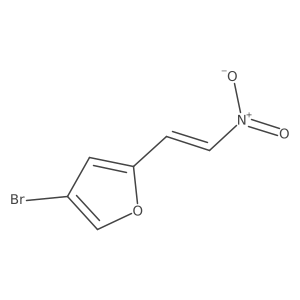 4-Bromo-2-(2-nitroethenyl)furan结构式