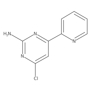 4-Chloro-6-(2-pyridinyl)-2-pyrimidinamine结构式