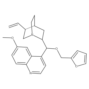 Cinchonan, 9-(2-furanylmethoxy)-6a(2)-methoxy-, (8I+/-,9R)- Structure