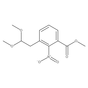 Methyl 3-(2,2-dimethoxyethyl)-2-nitrobenzoate Structure