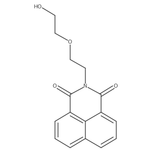 2-(2-(2-hydroxyethoxy)ethyl)-1H-benzo[de]isoquinoline-1,3(2H)-dione结构式