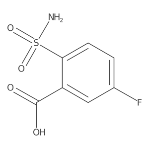 5-Fluoro-2-sulfamoylbenzoic acid Structure