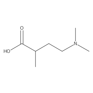 4-(Dimethylamino)-2-methylbutanoic acid Structure