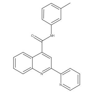 N-(3-methylphenyl)-2-(pyridin-2-yl)quinoline-4-carboxamide Structure
