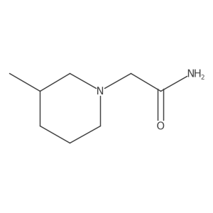 2-(3-Methylpiperidin-1-yl)acetamide结构式