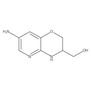 (7-amino-3,4-dihydro-2H-pyrido[3,2-b][1,4]oxazin-3-yl)methanol Structure