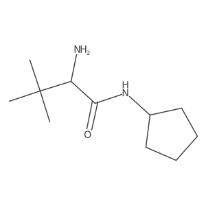 (S)-2-Amino-N-cyclopentyl-3,3-dimethylbutanamide Structure