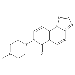7-(4-methylpiperazin-1-yl)pyrido[3,4-e][1,2,4]triazolo[1,5-a]pyrimidin-6(7H)-one结构式