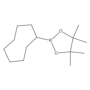 2-Cyclooctyl-4,4,5,5-tetramethyl-1,3,2-dioxaborolane Structure