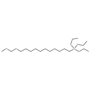 (11-Methoxymethoxyundecyl)triethoxysilane Structure