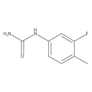 N-(3-fluoro-4-methylphenyl)urea结构式