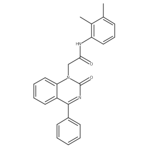 N-(2,3-dimethylphenyl)-2-(2-oxo-4-phenyl-quinazolin-1-yl)acetamide Structure