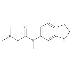 Acetamide,n-(2,3-dihydro-1h-indol-6-yl)-2-(dimethylamino)-n-methyl-结构式