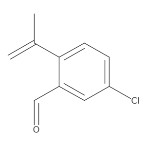 5-Chloro-2-(prop-1-en-2-yl)benzaldehyde结构式