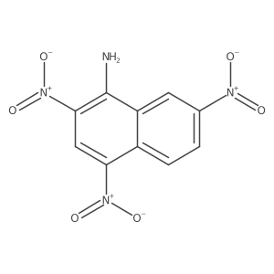 2,4,7-Trinitro-1-naphthalenamine结构式