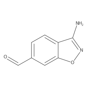 3-Amino-1,2-benzisoxazole-6-carboxaldehyde Structure
