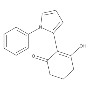 2-Cyclohexen-1-one, 3-hydroxy-2-(1-phenyl-1H-pyrrol-2-yl)- Structure