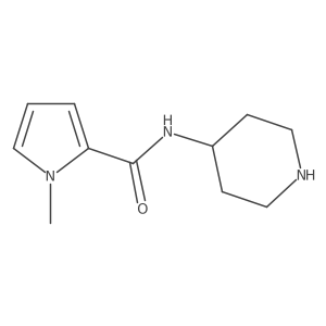 1-methyl-N-(piperidin-4-yl)-1H-pyrrole-2-carboxamide Structure
