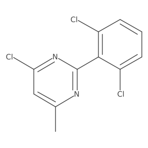 4-Chloro-2-(2,6-dichlorophenyl)-6-methylpyrimidine Structure