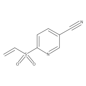 6-(Ethenesulfonyl)pyridine-3-carbonitrile Structure