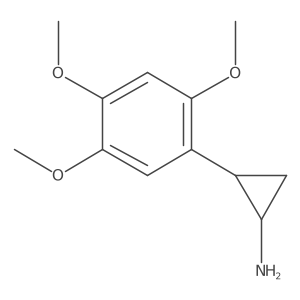 2-(2,4,5-Trimethoxyphenyl)cyclopropan-1-amine Structure