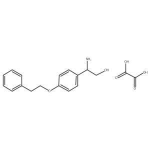 2-Amino-2-[4-(2-phenylethoxy)phenyl]ethanol oxalate结构式