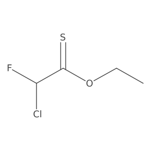 O-Ethyl 2-chloro-2-fluoroethanethioate结构式
