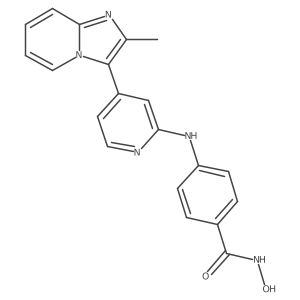 N-hydroxy-4-[[4-(2-methylimidazo[1,2-a]pyridin-3-yl)-2-pyridinyl]amino]benzamide Structure