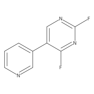2,4-Difluoro-5-(pyridin-3-yl)pyrimidine Structure