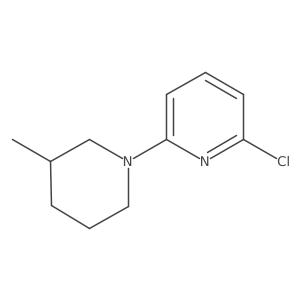 1-(6-Chloro-2-pyridinyl)-3-methylpiperidine结构式