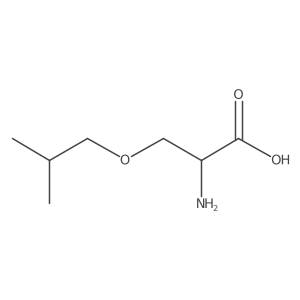 2-Amino-3-(2-methylpropoxy)propanoic acid结构式