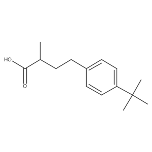 4-(4-Tert-butylphenyl)-2-methylbutanoic acid Structure