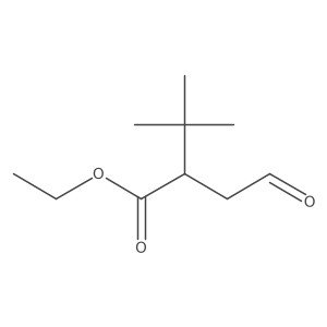 Ethyl (RS)-2-(1,1-dimethylethyl)-4-oxo-butanoate Structure