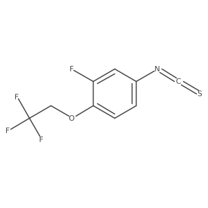 2-Fluoro-4-isothiocyanato-1-(2,2,2-trifluoroethoxy)benzene Structure