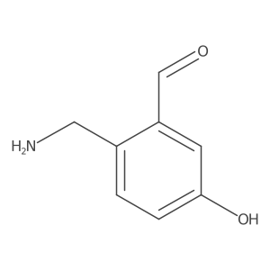 2-(Aminomethyl)-5-hydroxybenzaldehyde结构式