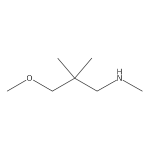 (3-Methoxy-2,2-dimethylpropyl)(methyl)amine结构式