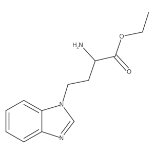 ethyl 2-amino-4-(1H-1,3-benzodiazol-1-yl)butanoate Structure