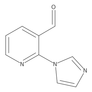 2-(1H-imidazol-1-yl)nicotinaldehyde Structure