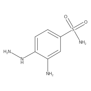 3-Amino-4-hydrazinylbenzenesulfonamide Structure